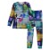 Thermal complex for girls: trousers, sweatshirt, height 140 cm