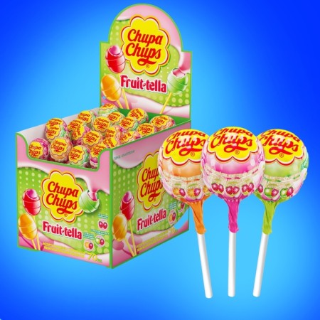 Caramel SHUPA-ChUPS, tasteful fruittella, assorted, 17 g