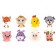 Stick Paper "Beast - Emotions" d = 2.5 cm 500 pcs in a roll 3x6.5x6.5 cm