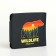 Wallet on the button, the color is black