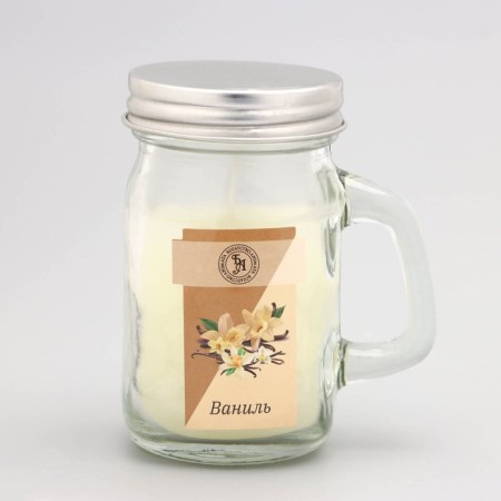 Aromatic candle in the Bank "Vanilla", 7.2 x 8.5 cm, 190 g-4
