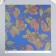 Scrapbooking paper "Cocoa on blue" density 180 g 30.5x32 cm