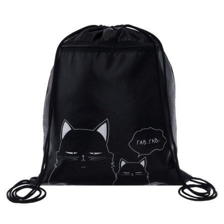 A bag for shoes with a pocket of 420 x 340 mm, calligrata MSO-7C, (soft polyester, density 210D), Cats)-4