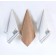 A set of towels Brazil, size 40x60 cm, brown color, 3 pcs