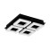 Fratelo 1, 4x4W LED, 3000K, 1600LM, black color