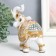 Polystone souvenir "White Elephant in the Golden Rich Popone" MIX 6x11x13 cm