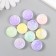 Busina for creativity Plastic "Smile" mother -of -pearl pastel mix 2.1x2.1x0.7 cm