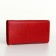 Women's wallet on magnet, red color