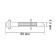Dowel-gvo "bison master", for an mounting pistol, galvanized, 4.5x60 mm, 10 pcs