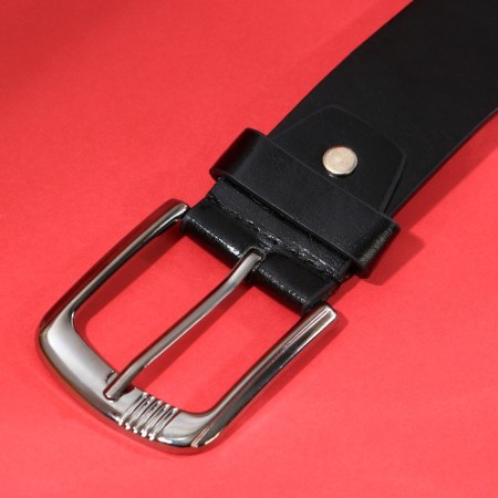 Male belt "Piz*Lin Ultra", leatherette, black color-3