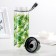 Water bottle plastic "Fern", 750 ml, green color