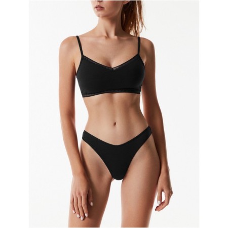 Bustier Female Conte Elegant Classic Basic, Size S, Black Color-1