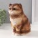 Figure "Vasily Kitten" 19 x 11 x 14 cm.
