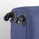 Bag-rug 2 in 1 on wheels 18 ", lightning department, external pocket, blue color