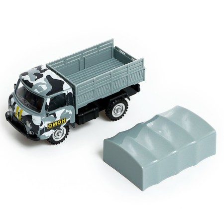 Metal machine "UAZ 452. OMON", inertia, 1:43-3