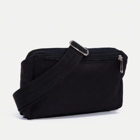 Lightning waist bag, 3 outer pockets, black color-2