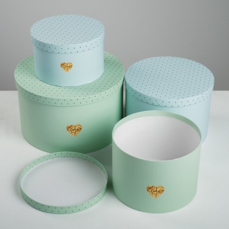 Set of boxes 4 in 1, gift packaging, “Love”, 16 x 16 x 10 - 25 x 25 x 15 cm-1