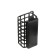 The feeder is steel, rectangular, 60 g