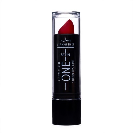 Lipstick Jeanmishel Satin Cream Texture tone 21 ruby-red, 14 g-4