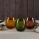 A set of glass glasses "Empire", 400 ml, 7.1 × 9.4 cm, 3 pcs, color mix