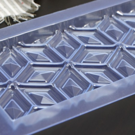 Chocolate shape is plastic "rhombics", tiles 17.5 × 8.5 × 1 cm-2