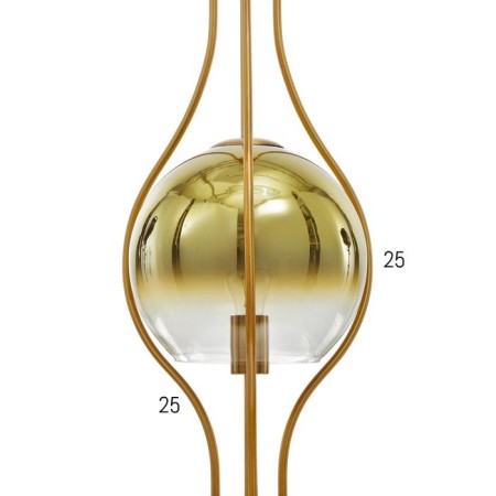 Lamp Bayerlux 88509/1 E27 40W gold 26x26x70-170 cm-3