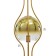 Lamp Bayerlux 88509/1 E27 40W gold 26x26x70-170 cm