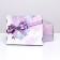 Bant folding box, purple 31.2 x 25.6 x 16.1 cm