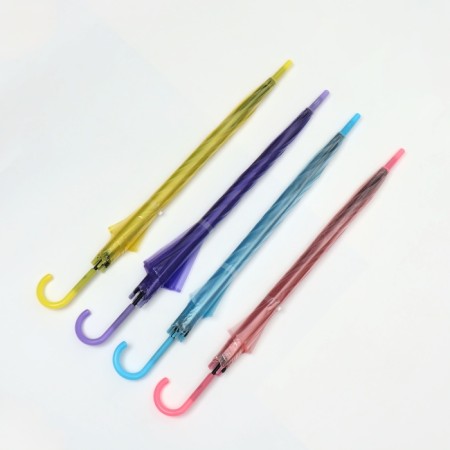Umbrella - semi -automatic cane, 8 knitting needles, r = 46 cm, color mix-3