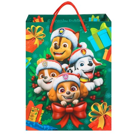 New Year. Gift package, 18x23x11.5 cm, packaging, puppy patrol-4