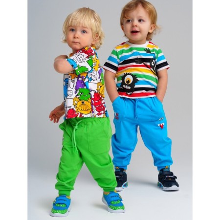Брюки для мальчика PlayToday, рост 80 см, 2 шт