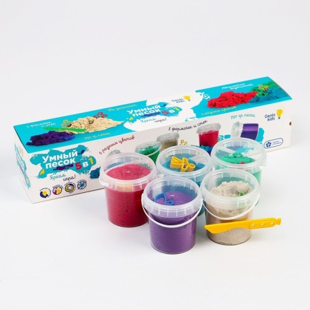 Set for children's creativity "Smart sand 5 in 1"-6