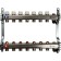 Collector Group Stout SMS-0932-000007, without flow meters, valve, 7 outputs, stainless steel. steel