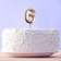 Candle for the cake, number "6", champagne.
