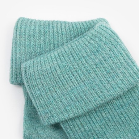 Women's socks, mint color, size 23-1