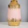 Table lamp "Neva" 1x40W E14 pink/gold 24x24x40cm