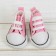 Doll sneakers, sole length 5 cm, pale pink color