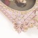 Photo frame Polystone 10x15 cm "Royal flowers" pink 22.5x14.5x3 cm
