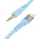 Hoco UPA25, Jack 3.5 mm (M) - Lightning, transparent, blue