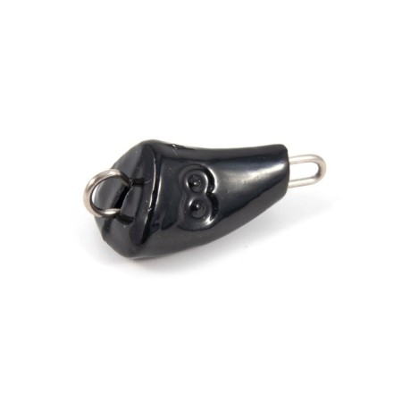 Cargo bullet-exentric painted pissy Yaman 10 pcs., 8 g, black-1