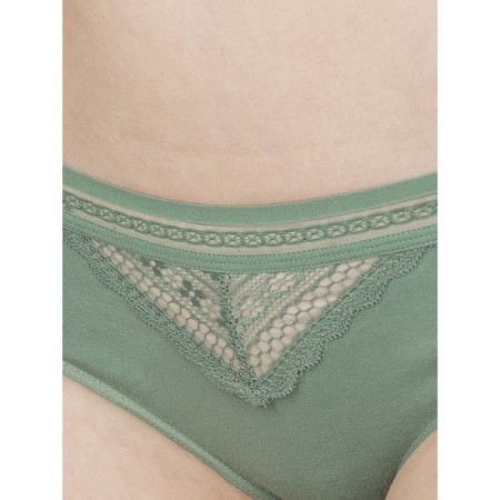 Female cowards, size 46, green color-1