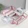 Casket Plastic Metal Carcass "Pink metallic" 18x25x18 cm