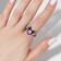 Ring "Monster" with wings, the color is black, dimensionless