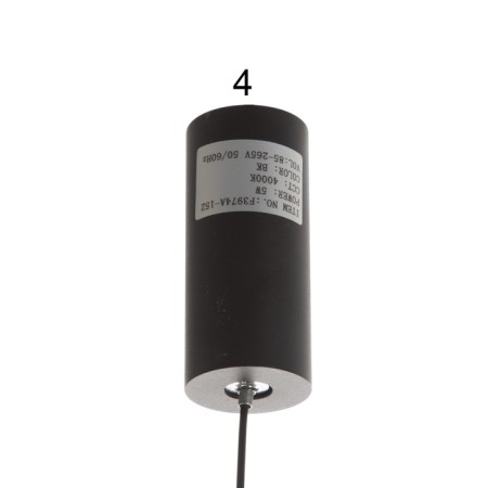 Lukas Soft Lumber LED 5W 4000K Black 2x2x30-130cm-4