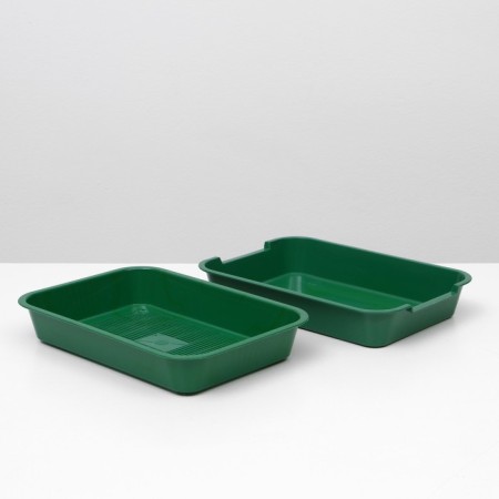 A medium toilet with a mesh of 36 x 26 x 6.5 cm, green,-4
