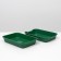 A medium toilet with a mesh of 36 x 26 x 6.5 cm, green,