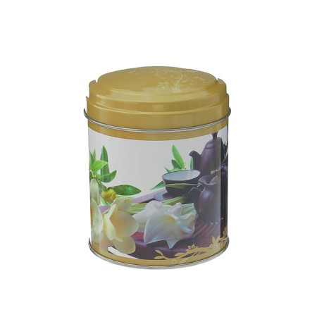 Bank for bulk products "Tea Ceremony", 800 ml, 9.9 × 11 cm, round, color and pattern mix-3