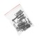 Cartage pedals, anti -slip, chrome, set 3 pcs