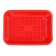 Medium toilet with a mesh of 36 x 26 x 6.5 cm, red