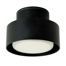 Ceiling light Feron HL367, IP44, GX53, 12 W, 110x110x75 mm, black color